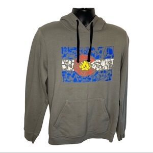 The Concert Fleece District Outdoors Activities Hoodie Sz M